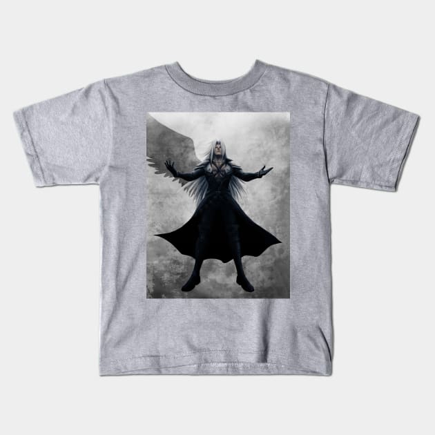 Sephiroth Kids T-Shirt by mcashe_art